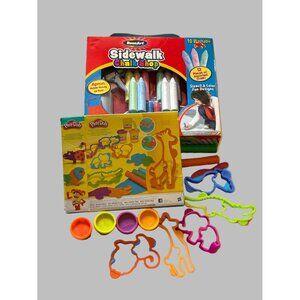 Chalk and Play-Doh Set